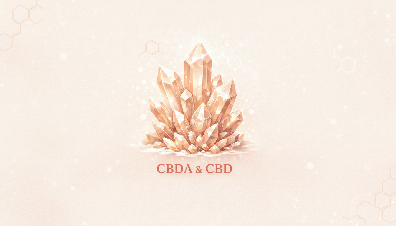 CBDA & CBD — Unterschiede in Struktur und Chemie