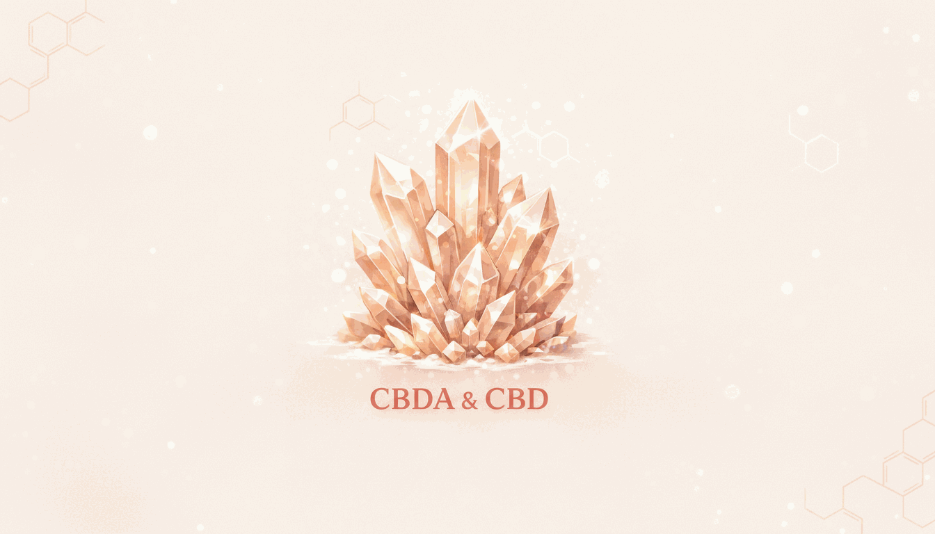 CBDA & CBD, Forskel i struktur og kemi