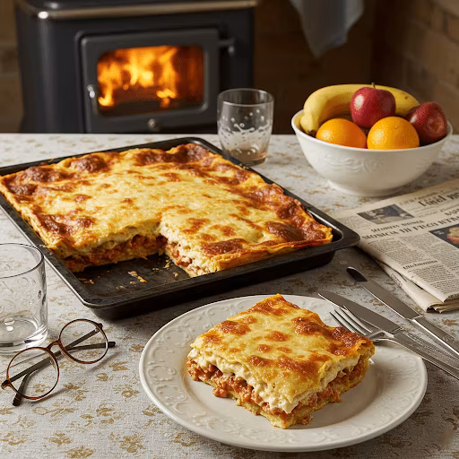 Saftig Vegetarisk Lasagne med Hampafrön